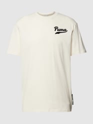 T-Shirt mit Label-Print von PUMA PERFORMANCE Beige - 36