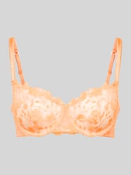 Balconette-BH mit Spitzenbesatz Modell 'MAYA' von Guess Orange - 21