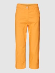 Caprihose im 5-Pocket-Design Modell 'Greata' von Zerres Orange - 48