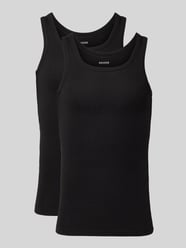 Tanktop mit geripptem Rundhalsausschnitt im 2er-Pack von Snocks - 26