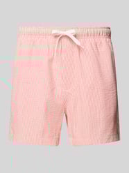 Badehose mit elastischem Bund Modell 'TED' von Only & Sons Orange - 4