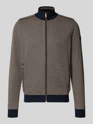 Cardigan mit Stehkragen und Reißverschluss von bugatti - 32