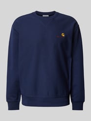 Sweatshirt mit Label-Stitching von Carhartt Work In Progress Blau - 7