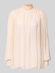 Regular fit blouse met plooien, model 'CANAPA' van Marella - 1