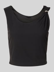 Crop Top in Ripp-Optik Modell 'AIMEE' von Guess - 6