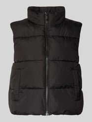 Regular Fit Steppweste mit Stehkragen Modell 'BEE NEW' von Pieces - 40