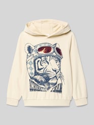 Regular fit hoodie van katoenmix van s.Oliver RED LABEL - 18