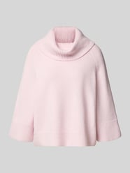 Oversized Strickpullover mit Woll-Anteil von COMMA Pink - 41