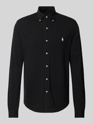 Slim Fit Freizeithemd mit Button-Down-Kragen von Polo Ralph Lauren Schwarz - 17