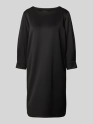 Minikleid mit Rundhalsausschnitt von comma Schwarz - 39