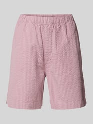 Korte broek met elastische band, model 'Toland' van Carhartt Work In Progress Fuchsia - 38