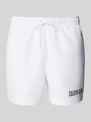 Regular fit korte zwembroek met labelprint van Calvin Klein Underwear - 43