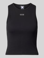 Tanktop mit Rundhalsausschnitt und Label-Patch von Karo Kauer - 16