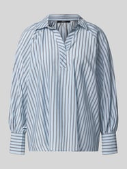 relaxed fit blouse van viscosemix van zero - 18