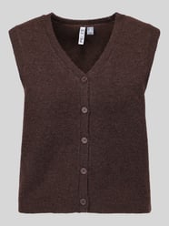 Regular Fit Weste mit V-Ausschnitt Modell 'SALLY' von PIECES - 4