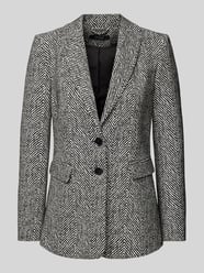 Blazer met knoopsluiting van comma - 5