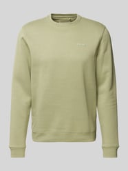 Sweatshirt mit gerippten Abschlüssen Modell 'Downton' von Blend Grün - 39