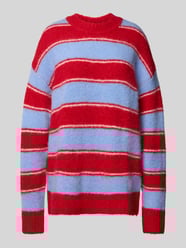 Sweter z dzianiny o kroju oversized z okrągłym dekoltem model ‘JEANNE’ od Samsøe Samsøe - 27