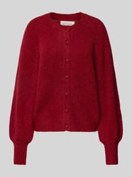 Cardigan mit Ballonärmeln Modell 'Zasha Hope' von MSCH Copenhagen Rot - 15