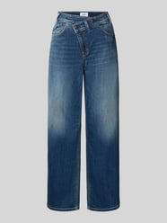 Jeansy o kroju baggy barrel z mieszanka bawełny model 'BAGGY ASYMMETRICAL' od CAMBIO - 19