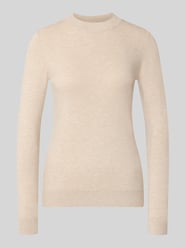 Slim Fit Strickpullover mit elastischen Abschlüssen von Christian Berg Woman Beige - 35