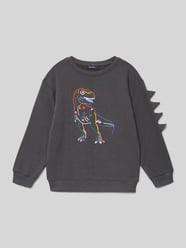 Regular Fit Pullover mit Allover-Motiv-Print von Blue Seven - 23