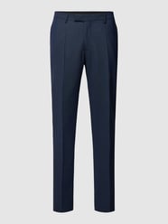 Anzughose mit Bundfalten Modell 'Ryan' von Pierre Cardin Blau - 10