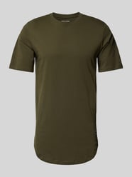 T-shirt met labeldetail, model 'ENOA' van Jack & Jones Groen - 36