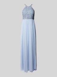 Abendkleid mit Zierstein- und Paillettenbesatz von Jake*s Cocktail - 21