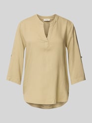 Top bluzkowy o kroju regular fit z mieszanki lnu i wiskozy od s.Oliver RED LABEL - 14