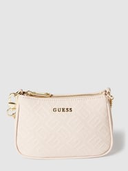 Microtas met labelopschrift, model 'LOREY DAILY POUCH' van Guess Wit - 8