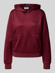 Hoodie mit Kapuze von Calvin Klein Jeans Bordeaux - 42