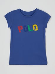 T-shirt met logo van Polo Ralph Lauren Teens Blauw / turquoise - 32
