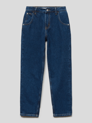 High waist jeans van katoen van Calvin Klein Jeans Blauw - 25
