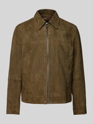 Lederjacke mit Kentkragen Modell 'Malbano' von BOSS - 30