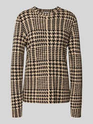 Gebreide pullover met ronde hals van Christian Berg Woman Selection Beige - 45