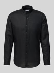 Koszula biznesowa o kroju slim fit z listwą guzikową od Jake*s - 36