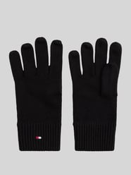 Rękawiczki z mieszanki bawełny i kaszmiru model 'ESSENTIALS FLAG' od Tommy Hilfiger - 13