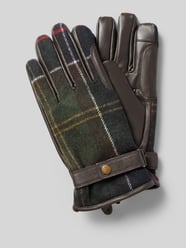 Handschuhe aus Wolle mit Lederriegel von Barbour - 45