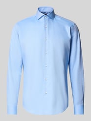 Modern Fit Businesshemd mit Label-Detail von BOSS - 24