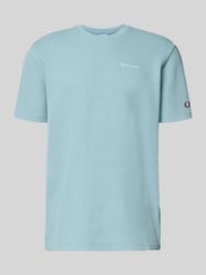 T-Shirt mit Strukturmuster und Label-Stitchings von Champion - 21
