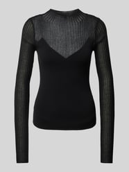 Gebreide pullover met V-hals, model 'Samea' van Gestuz - 1