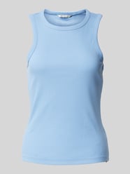 Regular Fit Tanktop mit Baumwoll-Anteil von Tom Tailor Denim Blau - 15