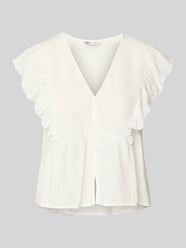 Loose Fit Bluse aus Viskose-Leinen-Mix Modell 'RIAN FLORENCE' von Only - 40