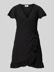 Sukienka mini z fakturowanym wzorem model ‘DELEA’ od Vila - 48