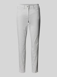 Jeansy o kroju slim fit z 5 kieszeniami od Luisa Cerano - 2