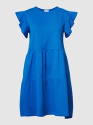 Knielanges Kleid im Stufen-Look Modell 'SUMMER' von Vila Blau - 40