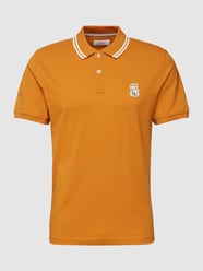 Poloshirt mit Label-Patch von s.Oliver RED LABEL Orange - 24