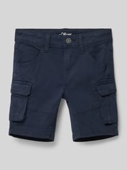 Slim Fit Cargoshorts aus Baumwoll-Mix von s.Oliver RED LABEL - 34