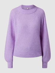 Sweter z mieszanki moheru model ‘Brookline’ od Second Female Fioletowy - 17